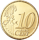 Бельгия 10 центов