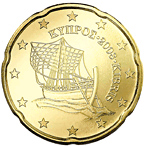 Кипр 20 центов