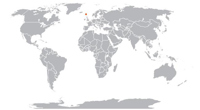 Фарерские острова на карте мира