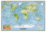 Физическая карта Земли